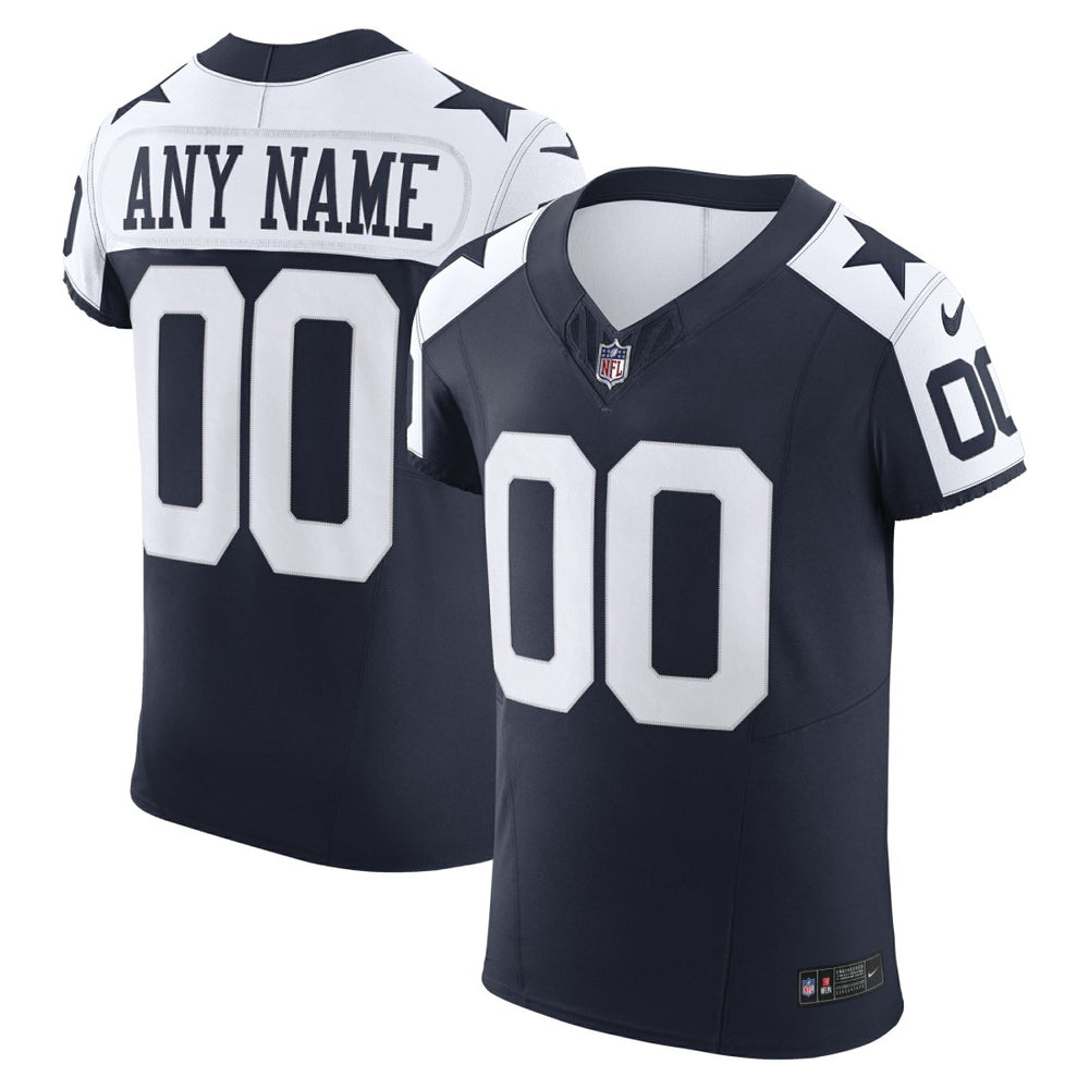 NFL Dallas Cowboys Vapor F.U.S.E. Elite Custom Jersey - Navy