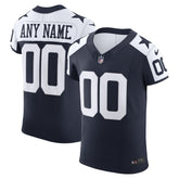 NFL Dallas Cowboys Vapor F.U.S.E. Elite Custom Jersey - Navy