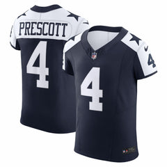 NFL Dak Prescott Dallas Cowboys Alternate Vapor F.U.S.E. Elite Jersey - Navy