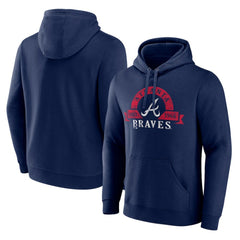 Atlanta Braves Fanatics Big & Tall Utility Pullover Hoodie - Navy Hoodies