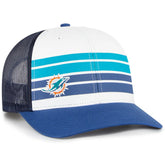 Miami Dolphins '47 Youth Cove Trucker Snapback Hat White/Blue