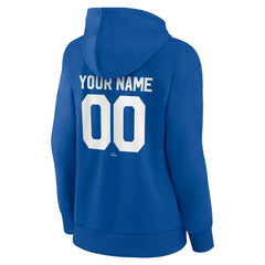Los Angeles Dodgers Women's Personalized Cooperstown Collection Winning Streak Pullover Hoodie - Royal Hoodies