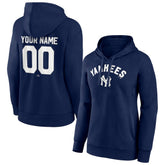 New York Yankees Women's Personalized Cooperstown Collection Winning Streak Pullover Hoodie - Navy Hoodies