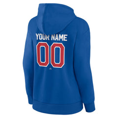 Chicago Cubs Women's Personalized Team Winning Streak Pullover Hoodie - Royal Hoodies