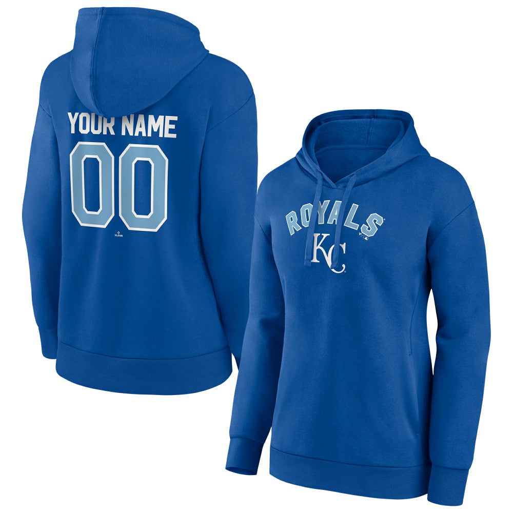Kansas City Royals Women's Personalized Team Winning Streak Pullover Hoodie - Royal Hoodies