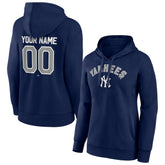 New York Yankees Women's Personalized Team Winning Streak Pullover Hoodie - Navy Hoodies