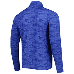 Denver Broncos Antigua Brigade Throwback Quarter-Zip Top Royal
