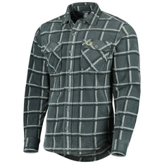 Green Bay Packers Antigua Industry Flannel Button-Up Shirt Jacket Gray