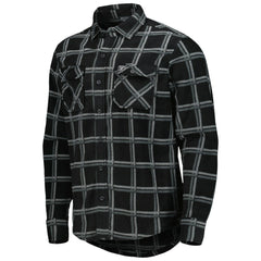 Las Vegas Raiders Antigua Industry Flannel Button-Up Shirt Jacket Black
