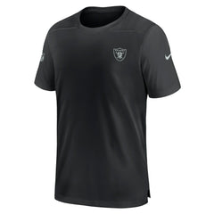 Las Vegas Raiders Sideline Coach Performance T-Shirt Black