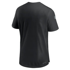 Las Vegas Raiders Sideline Coach Performance T-Shirt Black