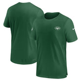 New York Jets Sideline Coach Performance T-Shirt Green