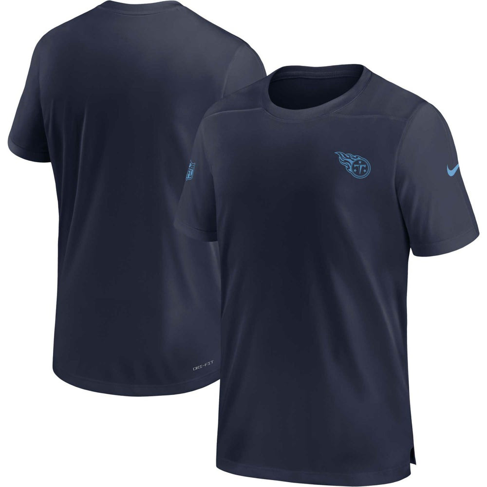 Tennessee Titans Sideline Coach Performance T-Shirt Navy