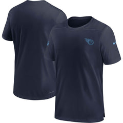 Tennessee Titans Sideline Coach Performance T-Shirt Navy