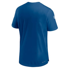 Indianapolis Colts Sideline Coach Performance T-Shirt Royal