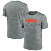 Cleveland Browns Velocity Performance T-Shirt Gray