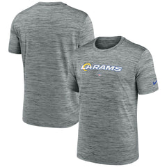 Los Angeles Rams Velocity Performance T-Shirt Gray