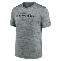 Cincinnati Bengals Velocity Performance T-Shirt Gray