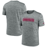 Washington Commanders Velocity Performance T-Shirt Gray