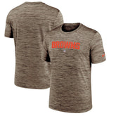 Cleveland Browns Velocity Performance T-Shirt Brown