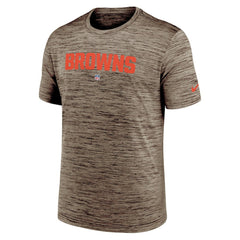 Cleveland Browns Velocity Performance T-Shirt Brown
