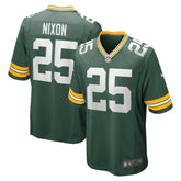 NFL Keisean Nixon Green Bay Packers Game Player Jersey - Green