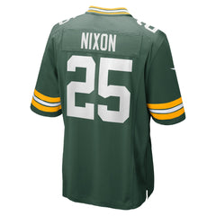NFL Keisean Nixon Green Bay Packers Game Player Jersey - Green