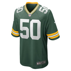 NFL Zach Tom Green Bay Packers Game Player Jersey - Green