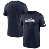 Seattle Seahawks Primetime Legend Logo Performance T-Shirt College Navy