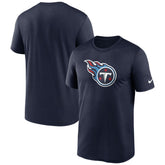 Tennessee Titans Primetime Legend Logo Performance T-Shirt Navy