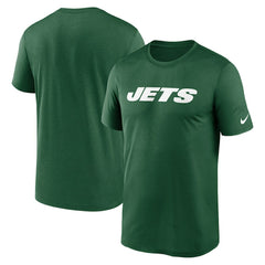 New York Jets Legend Wordmark Performance T-Shirt Green