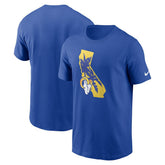 Los Angeles Rams Local Essential T-Shirt Royal