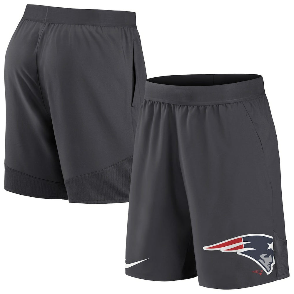 New England Patriots Stretch Performance Shorts Anthracite