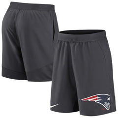 New England Patriots Stretch Performance Shorts Anthracite