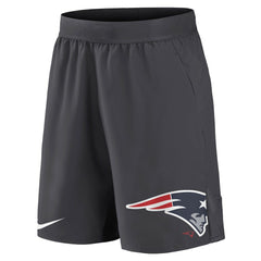 New England Patriots Stretch Performance Shorts Anthracite