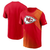 Kansas City Chiefs Yard Line Fashion Asbury T-Shirt Red