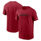 Arizona Cardinals Team Wordmark Essential T-Shirt Cardinal
