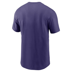 Baltimore Ravens Team Wordmark Essential T-Shirt Purple