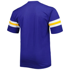 Los Angeles Rams Big & Tall Arm Stripe T-Shirt Royal