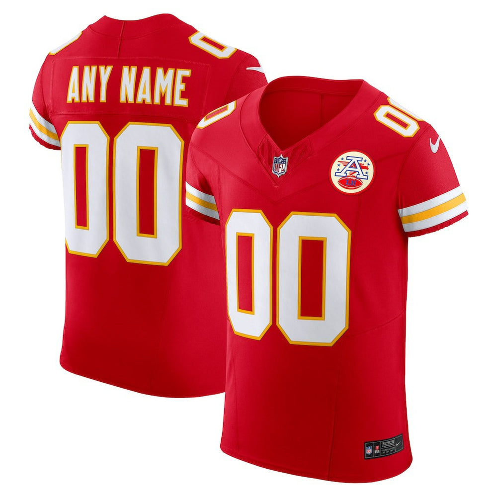 NFL Kansas City Chiefs Vapor F.U.S.E. Elite Custom Jersey - Red