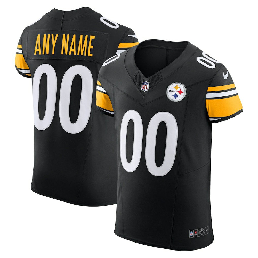 NFL Pittsburgh Steelers Vapor F.U.S.E. Elite Custom Jersey - Black