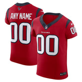 NFL Houston Texans Alternate Vapor F.U.S.E. Elite Custom Jersey - Red