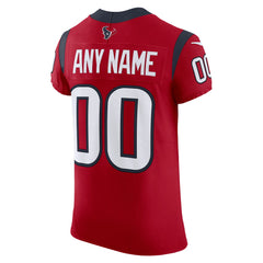 NFL Houston Texans Alternate Vapor F.U.S.E. Elite Custom Jersey - Red