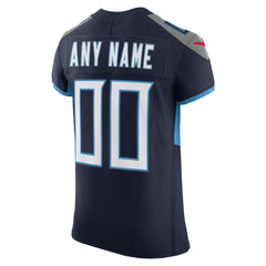 NFL Tennessee Titans Vapor F.U.S.E. Elite Custom Jersey - Navy