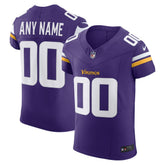 NFL Minnesota Vikings Vapor F.U.S.E. Elite Custom Jersey - Purple