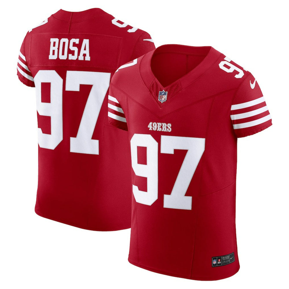 NFL Nick Bosa San Francisco 49ers Vapor F.U.S.E. Elite Jersey - Scarlet