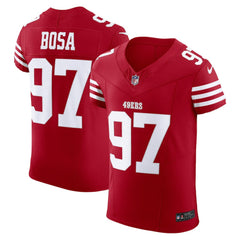 Nick Bosa San Francisco 49ers Vapor F.U.S.E. Elite Jersey Scarlet