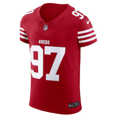Nick Bosa San Francisco 49ers Vapor F.U.S.E. Elite Jersey Scarlet