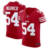 NFL Fred Warner San Francisco 49ers Vapor F.U.S.E. Elite Jersey - Scarlet