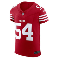NFL Fred Warner San Francisco 49ers Vapor F.U.S.E. Elite Jersey - Scarlet